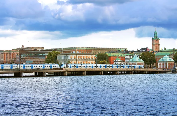 Zentrale brücke in stockholm, schweden — Stockfoto