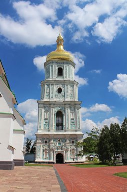 Üzerinde çan kulesi, St. Sophia Katedrali Kiev, Ukrayna görüntülemek