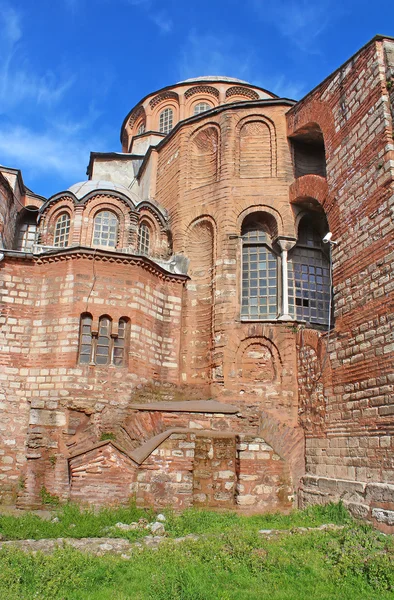 Chora 圣洁救主的教会。它的第二个名称现在是在土耳其伊斯坦布尔的 kariye 博物馆 — 图库照片