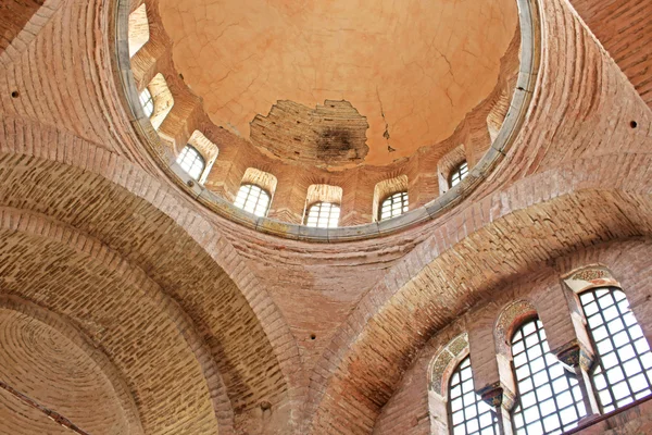 Interiér v Chora Kariye kostele v Istanbulu, Turecko — Stock fotografie