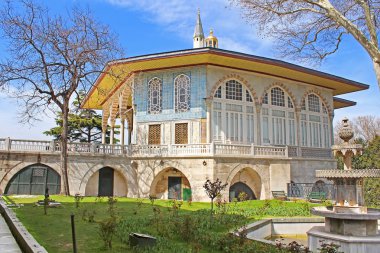 Baghdad Kiosk situated in the Topkapi Palace in Istanbul, Turkey clipart