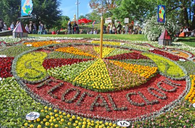 Kiev, Ukrayna Spivoche Kutbu'ndaki çiçek Sergisi