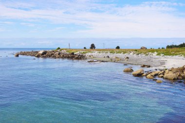 Norveç 'in Giske adasının kıyısı