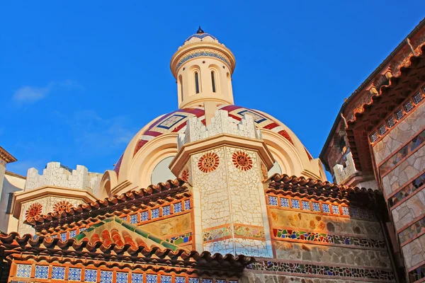 Pfarrkirche von sant roma. lloret de mar, costa brava, spanien — Stockfoto