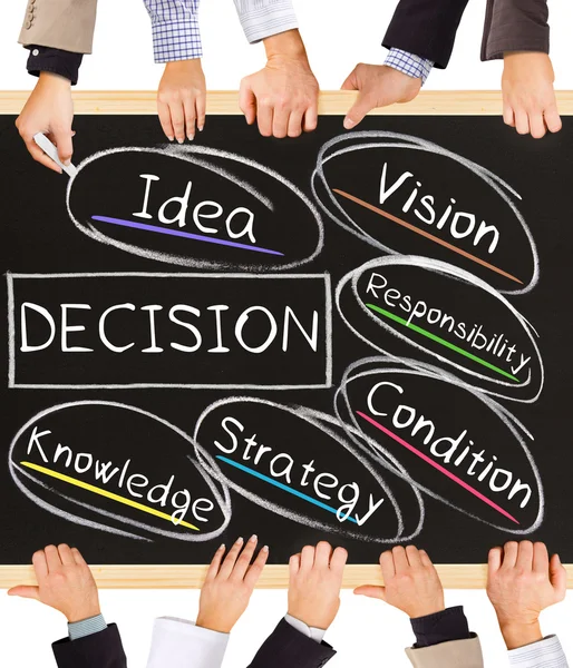 DECISION concept words — Stock Photo, Image