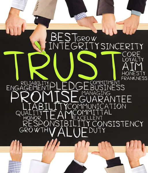 TRUST concept words — Stock Photo, Image