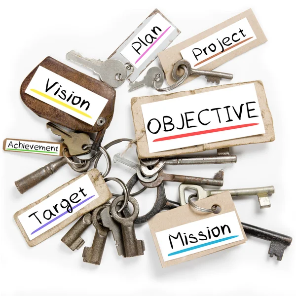 OBJECTIVE Key Concept — Stock Photo, Image