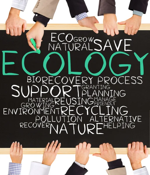 Concepto ECOLOGÍA palabras — Foto de Stock