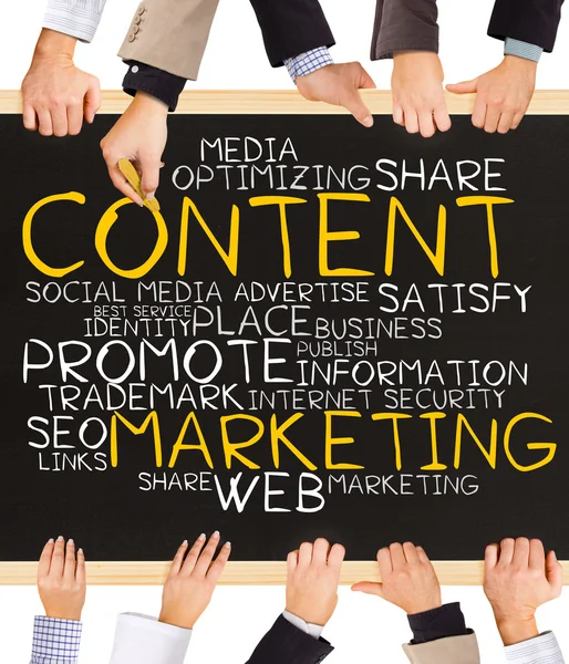 Concepto de Marketing de Contenidos — Foto de Stock