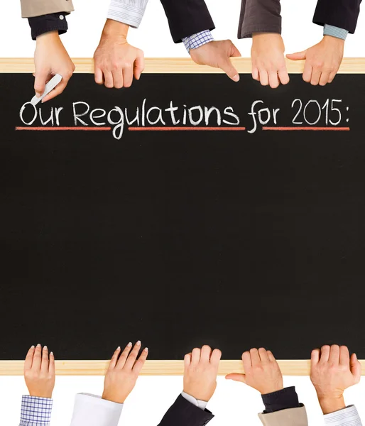 Regulations list — Stock Photo, Image