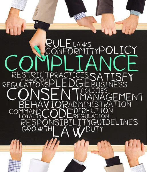 Compliance begreppet — Stockfoto