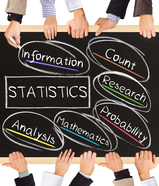 Concetto di statistica — Foto Stock