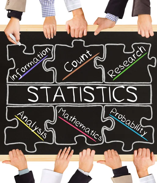 Concetto di statistica — Foto Stock