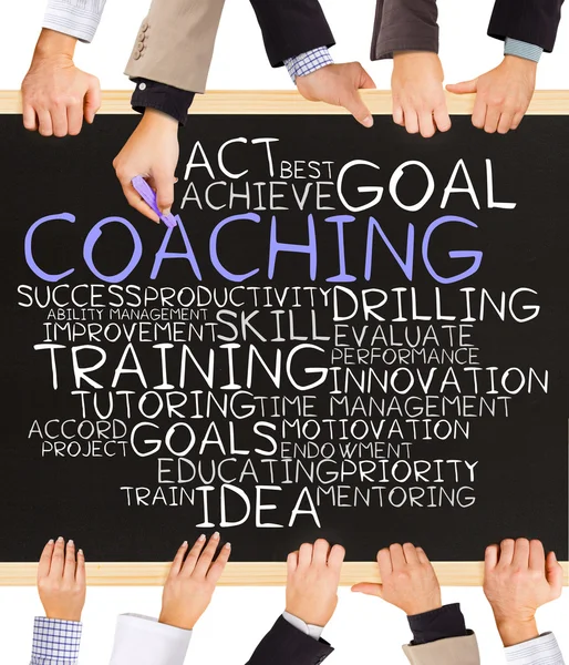 Conceito de coaching — Fotografia de Stock