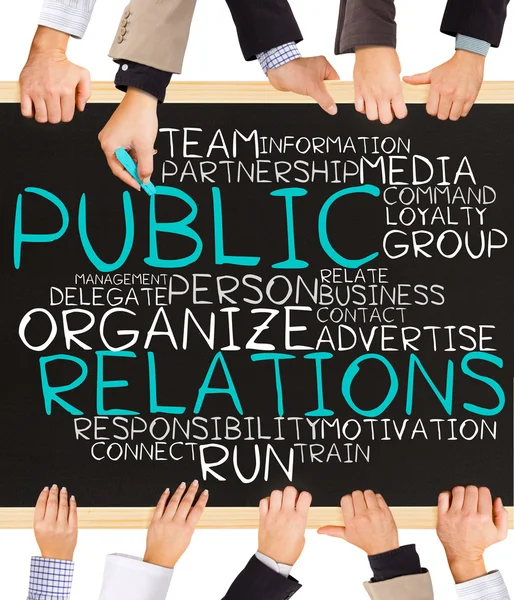 PUBLIC RELATIONS — Stock Photo, Image