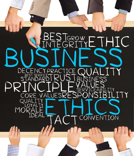 Conceito de ética empresarial — Fotografia de Stock