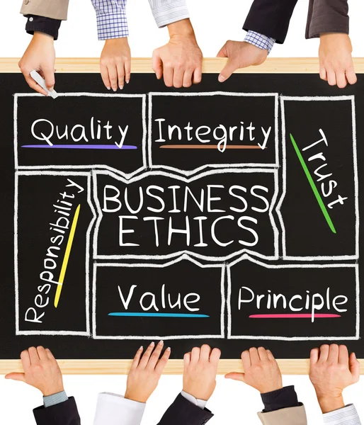 BUSINESS ETHICS concept — Stock Photo, Image