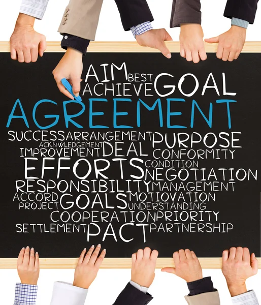 AGREEMENT concept words — Stock Photo, Image