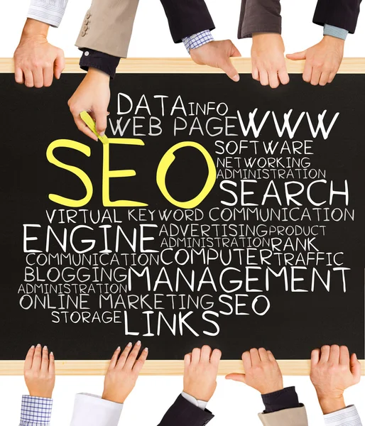 Palabras de concepto SEO — Foto de Stock