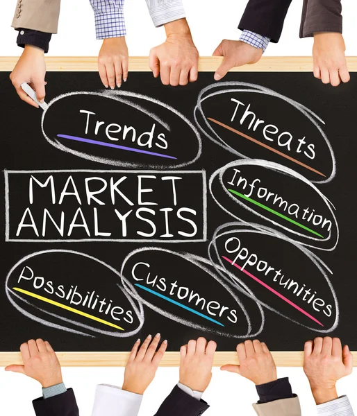 Concepto de análisis de mercado — Foto de Stock
