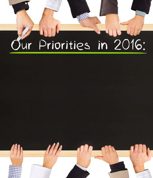 Our Priorities concept — Stock Photo, Image