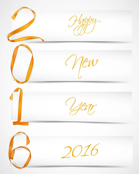 New Year 2016 — Stock Vector