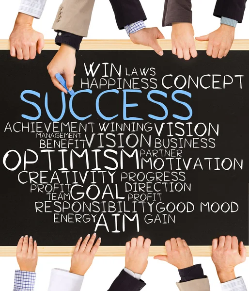 Palavras conceito de sucesso — Fotografia de Stock