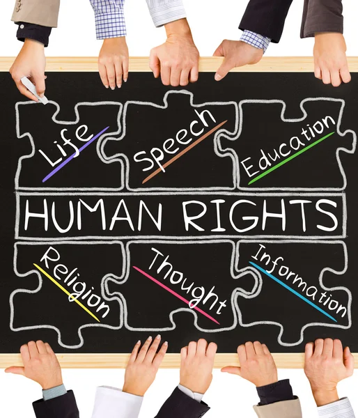 Menschenrechtskonzept — Stockfoto