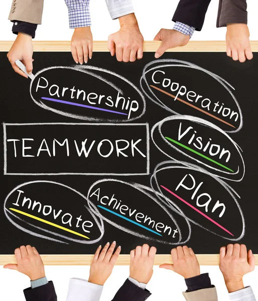 Palabras conceptuales TEAMWORK —  Fotos de Stock