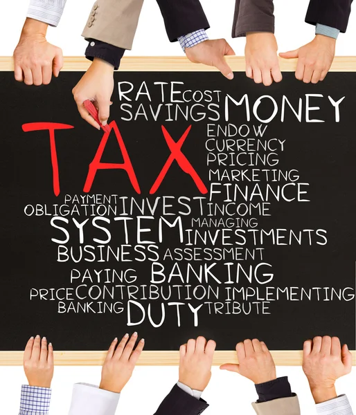 TAX concept words — Stock Photo, Image