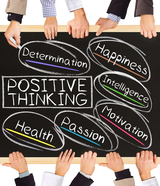 Concepto de pensamiento positivo — Foto de Stock