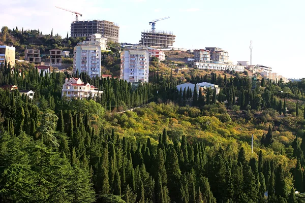 Settelment on the hillside — Stock Photo, Image