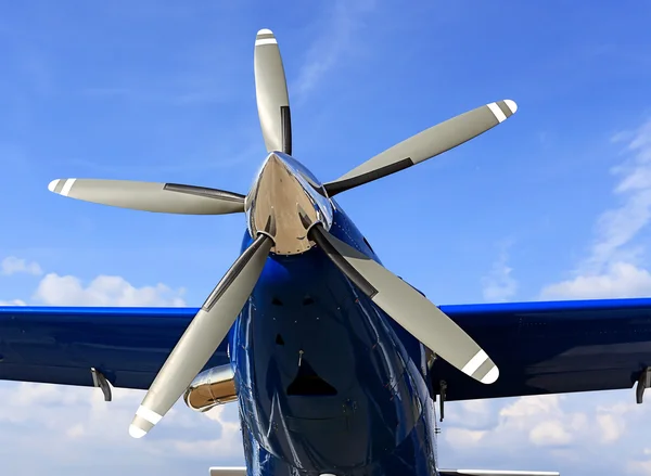 Piston aircraft engine — Stock Photo, Image