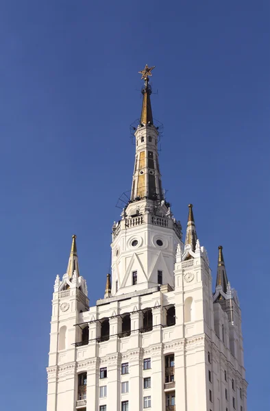 Buildings top with spire — Stock Photo, Image