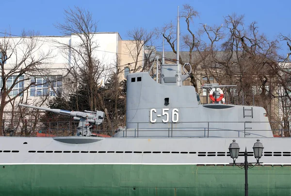 Vladivostok Russie Januari Cabine Van Een Dieselonderzeeër Tijdens Tweede Wereldoorlog — Stockfoto