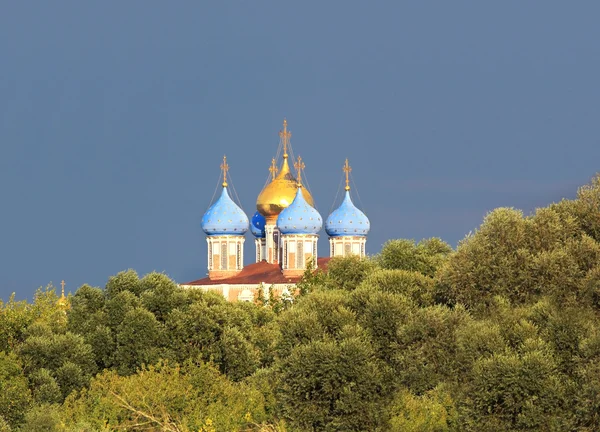 Kuppeln der Kathedrale von Ortodox — Stockfoto