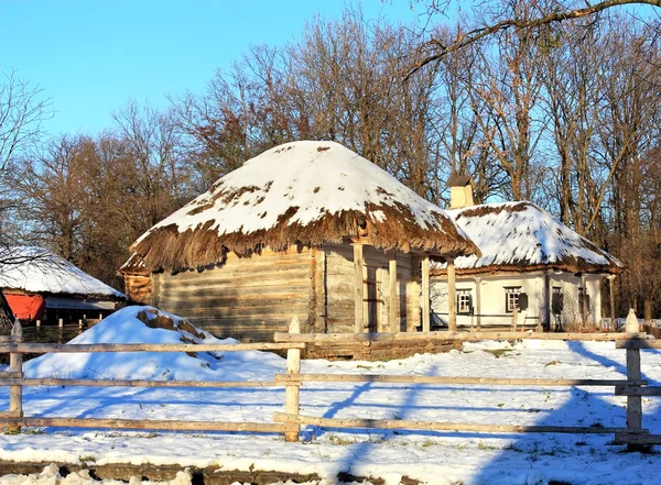 Сельские дома — стоковое фото