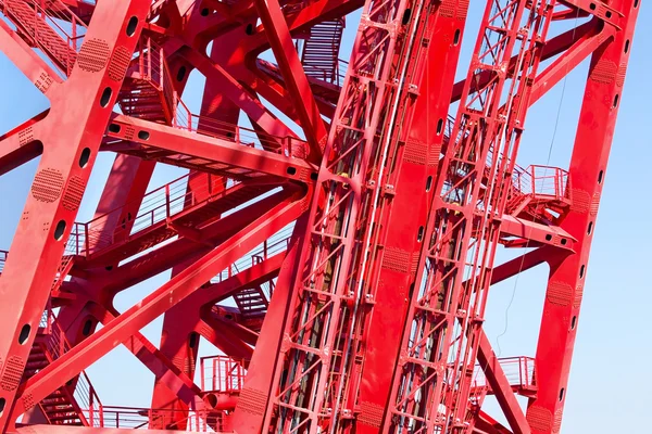 詳細、ピクチャレスクのスパンのモスクワの橋 — ストック写真