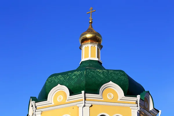 Churches dome with  0rthodox cross — Stock Photo, Image