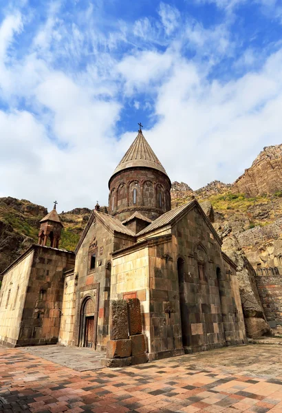 Courtyard of an ancient monastery — Stock Photo, Image