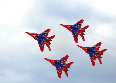 Fighters in flight clipart