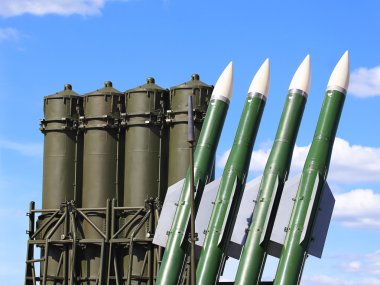 Air defense missiles clipart