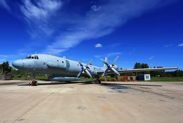 Aeronaves no estacionamento — Fotografia de Stock