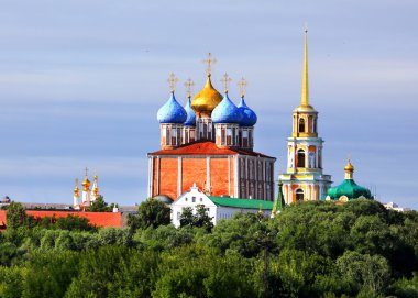Antik Kremlin görünümünü sabah