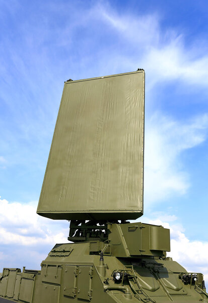 Mobile radar station of the airspace control 