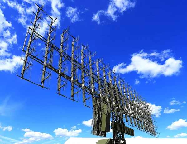Radarantennen für die Luftverteidigung — Stockfoto