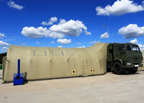 Esercito tenda medica — Foto Stock