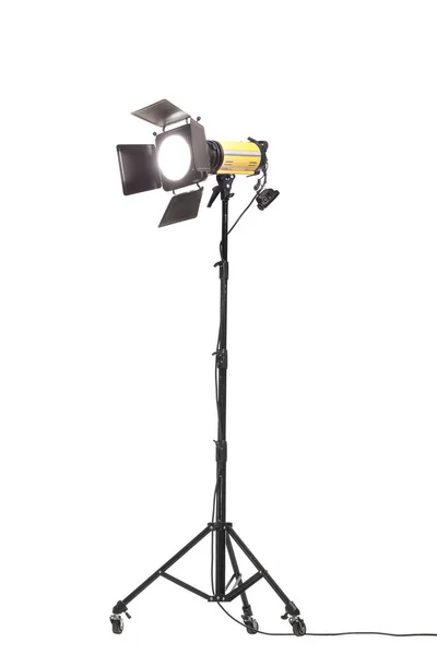 Luz Flash Com Portas Celeiro Favo Mel Stand Com Rodas — Fotografia de Stock