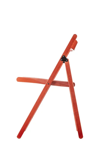 Kırmızı ahşap sandalye — Stok fotoğraf