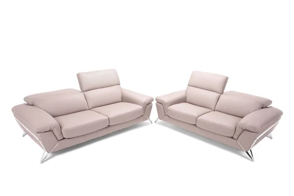 Moderne lederen sofa — Stockfoto